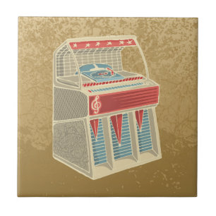 Grunge Jukebox Kakelplatta