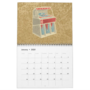 Grunge Jukebox Kalender