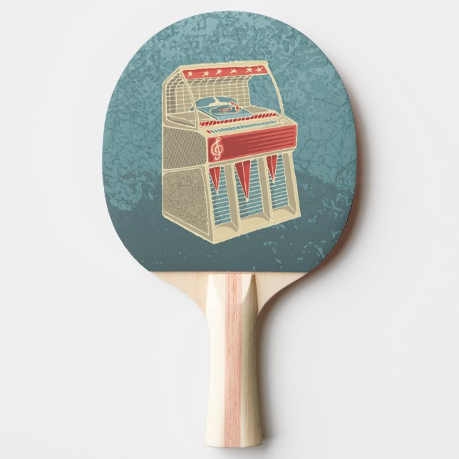 Grunge Jukebox Pingisracket (Framsidan)