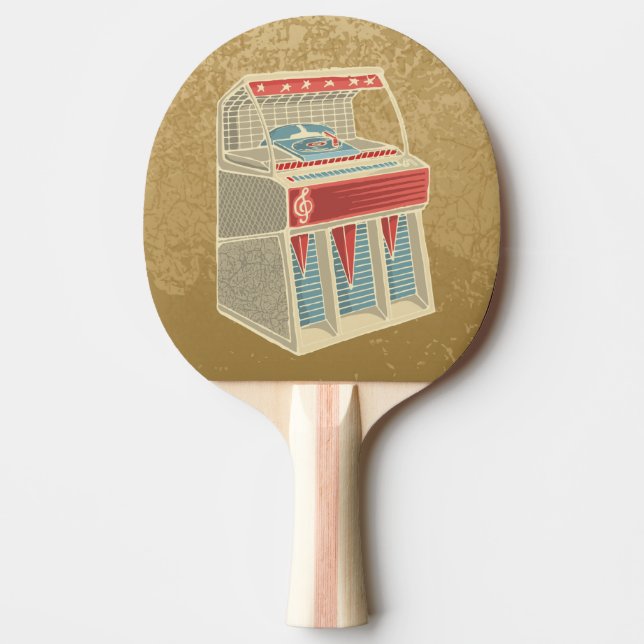 Grunge Jukebox Pingisracket (Framsidan)