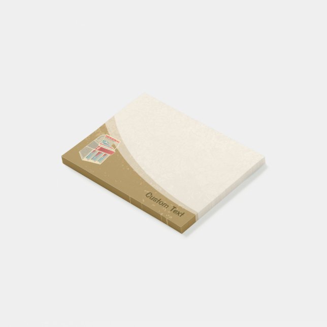 Grunge Jukebox Post-it Block (Vinklad)