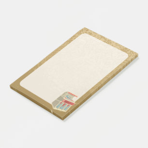 Grunge Jukebox Post-it Block