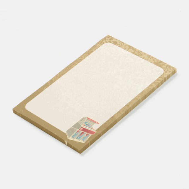 Grunge Jukebox Post-it Block (Vinklad)