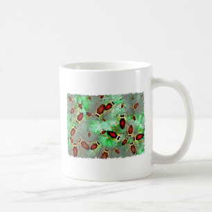 grunge-kackerlackor kaffemugg
