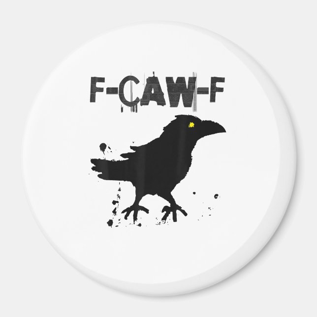 Grunge kaffe F krax Humor Kreativ stil Magnet (Framsidan)