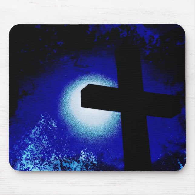 Grunge Kor Moonlight Mouse Pad Musmatta (Framsidan)