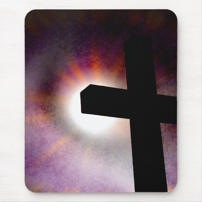 Grunge Kor Sunburst Mouse Pad Musmatta (Framsidan)