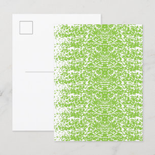 Grunge Lime Green Struktur Inbjudan Vykort