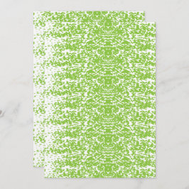 Grunge Lime Green Texture Inbjudningar