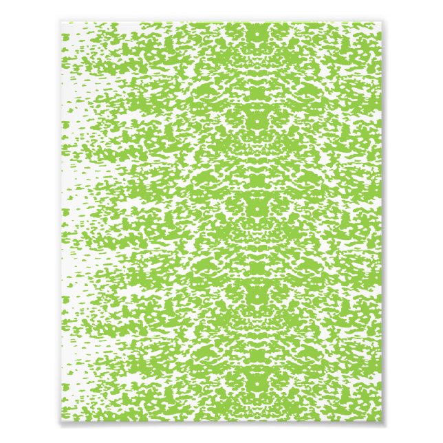 Grunge Limegrön Textur Fototryck (Framsidan)