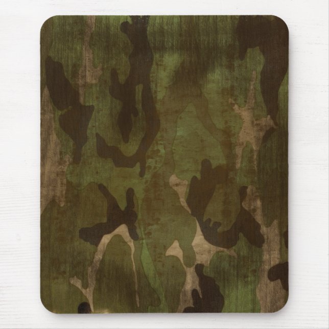 Grunge look Camoflage - Mousepad Musmatta (Framsidan)