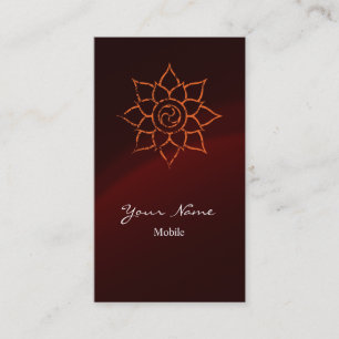 Grunge Mandala Visitkort