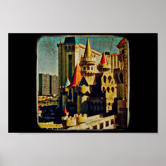 Grunge Medieval Castle Poster (Framsidan)