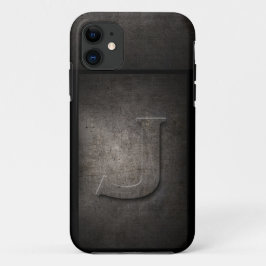Grunge Metall Monogram Iphone case