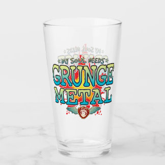Grunge Metall Soul Glass Tumbler Glaskopp