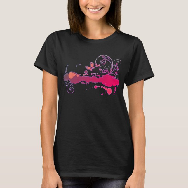 Grunge Mönster T-Shirt (Framsida)