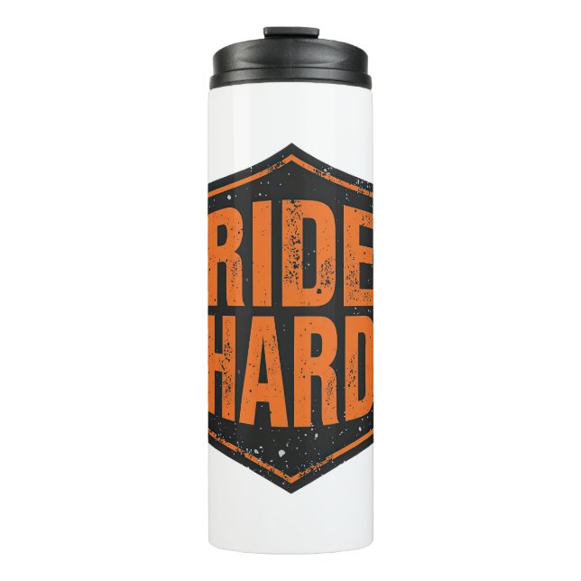 Grunge Motorcycle "Ride Hard" Shield (Framsida)
