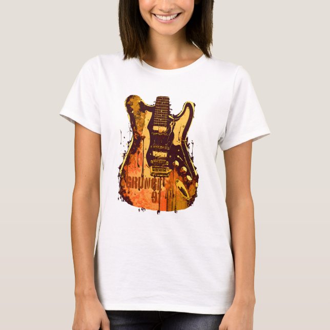 Grunge Music 1991 T Shirt (Framsida)