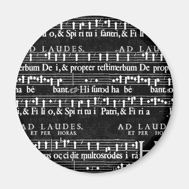 grunge musik noter magnet (Framsidan)