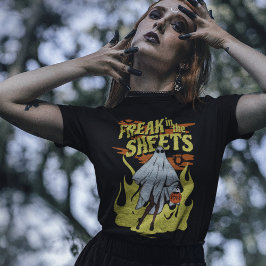 Grunge Naughty Freak i Lakan Ghost Halloween T Shirt