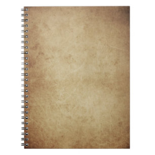 Grunge Old Vintage Parchment Anteckningsbok