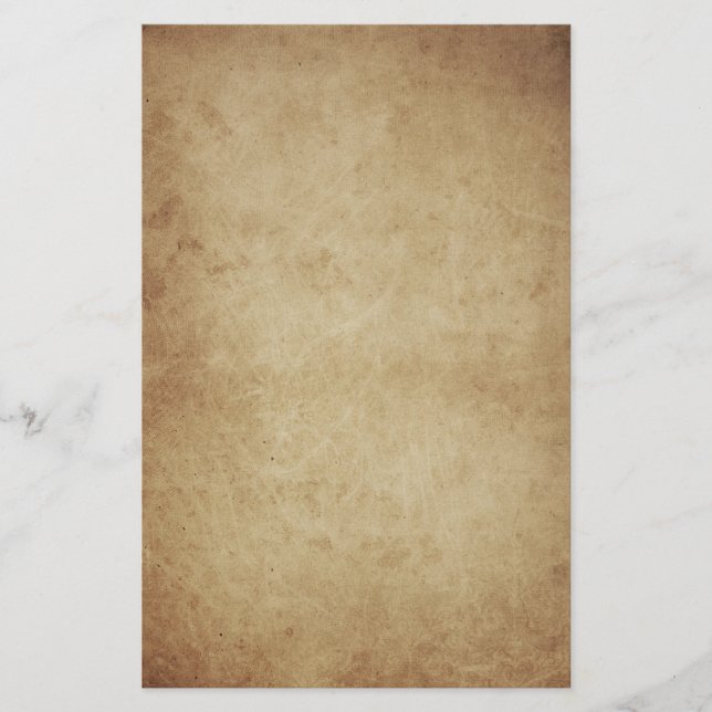 Grunge Old Vintage Parchment Brevpapper (Framsida)