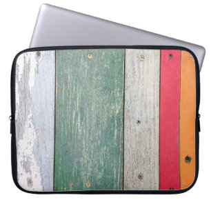 Grunge Paint på Wood Laptop Fodral