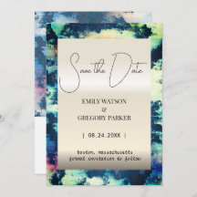 Grunge Patina vintage rost metallisk Save The Date