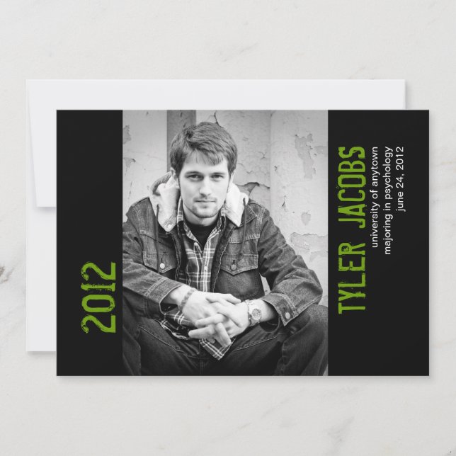 Grunge Photo Studenten-meddelande Meddelande (Framsida)