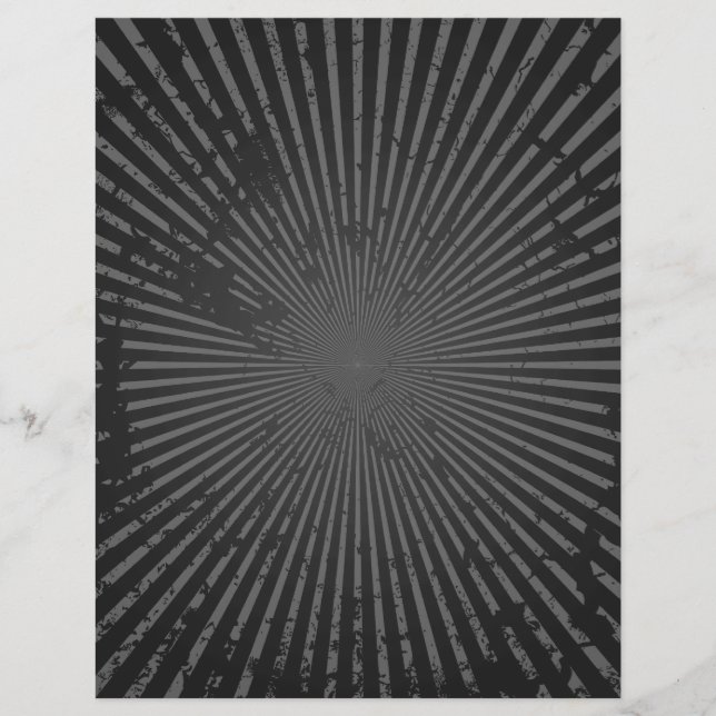 Grunge Radial Mönster: Anpassningsbar, mall (Framsida)