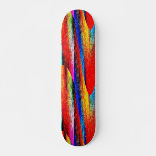 Grunge Rainbow Mini Skateboard Bräda 18,5 Cm