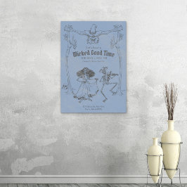 Grunge Retro Black Halloween fest Poster