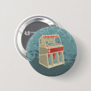 Grunge Retro Jukebox Knapp