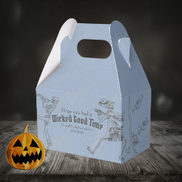 Grunge Retro Svart Halloweenfest Presentaskar