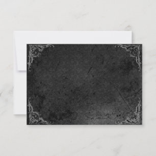 Grunge Ro Damask-vykort Inbjudningar