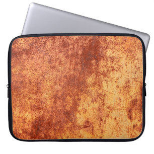 Grunge rusted metall struktur, rost och oxiderat m laptop fodral