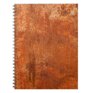 Grunge Rusted metall struktur. Rustkorrosion och o Anteckningsbok