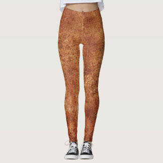 Grunge Rustic Metall Struktur Leggings