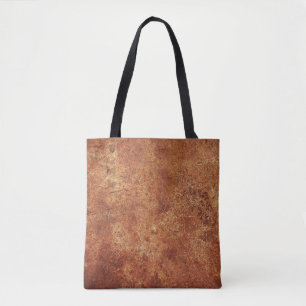 Grunge Rustic Metall Struktur Tygkasse