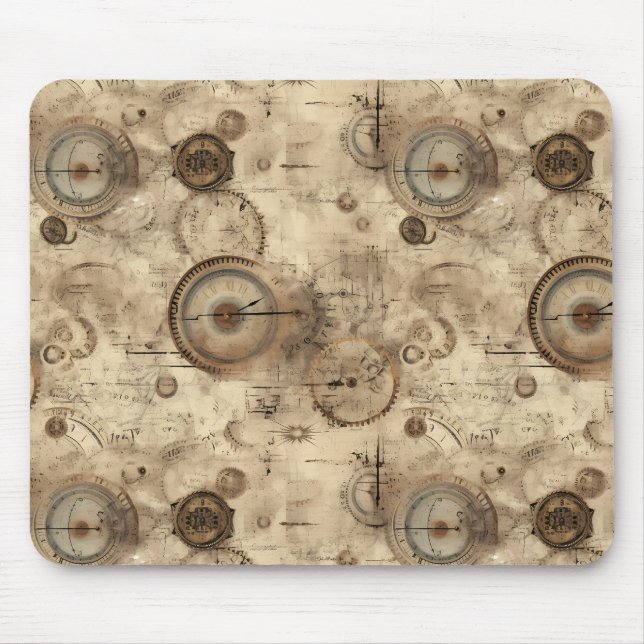 Grunge Rustic Steampunk Clock (11) Musmatta (Framsidan)