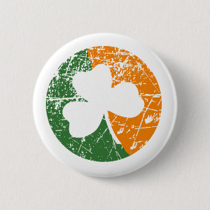 Grunge Shamrock Knapp