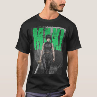 Grunge Sketch Anime Karaktär Illustration T Shirt
