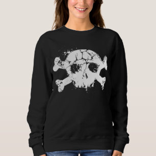Grunge Skull och Bones T Shirt
