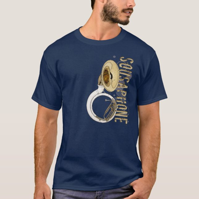 Grunge Sousaphone T-shirt (Framsida)