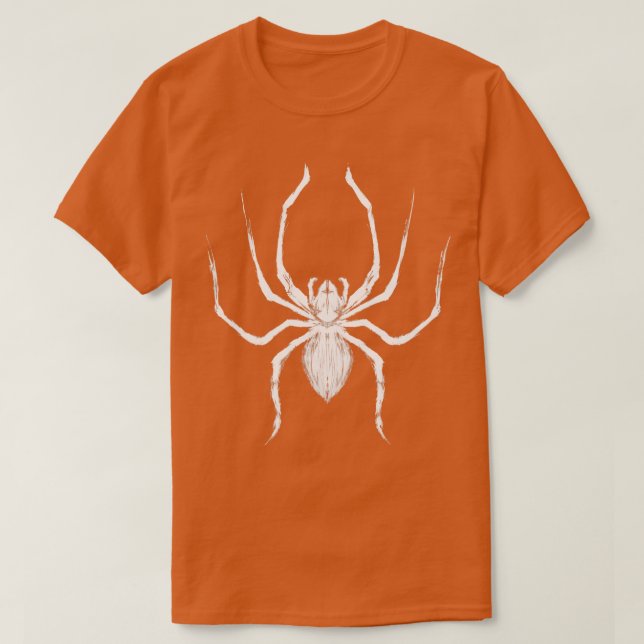 Grunge SpiderWhite T Shirt (Design framsida)