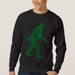 Grunge Squatchin Grönt Stil Långärmad Tröja