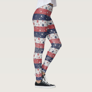 Grunge Stars och stripes Leggings