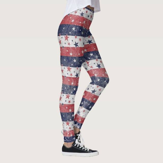 Grunge Stars och stripes Leggings (Höger)