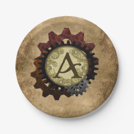 Grunge Steampunk utrustar Monogrambrev A