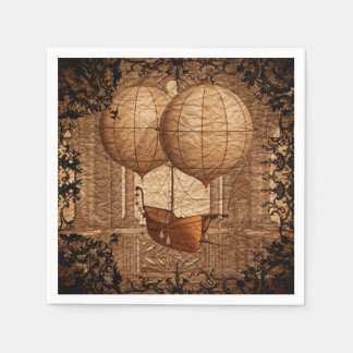 Grunge Steampunk Victorian Airship Pappersservett